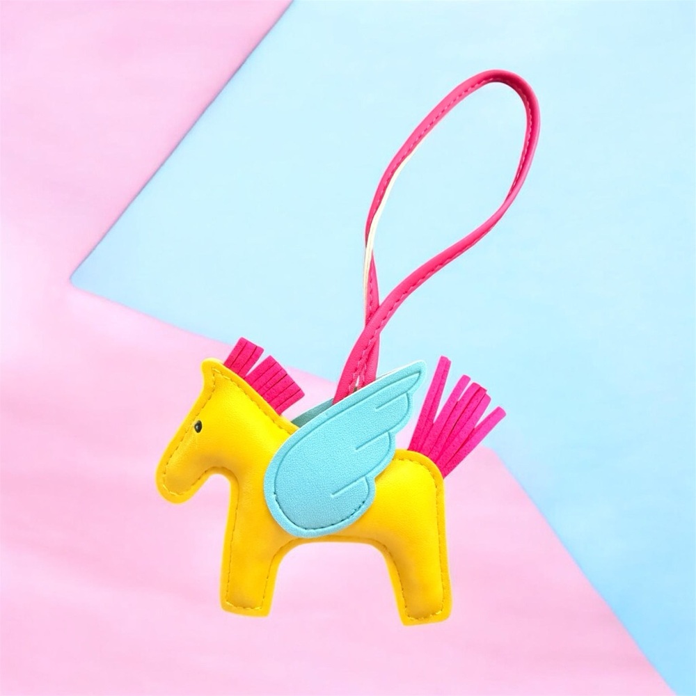 Designer Inspired Pony Pegase Bag Charm